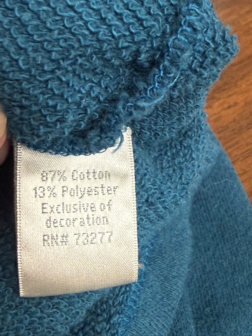 Disney LC Lauren Conrad Bird Embroidered Sweatshirt Teal Medium Cute Cozy - Picture 8 of 10